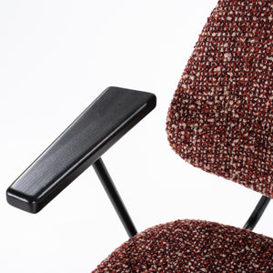 Eleonora Jon eetkamerstoel met arm Maywood Rood