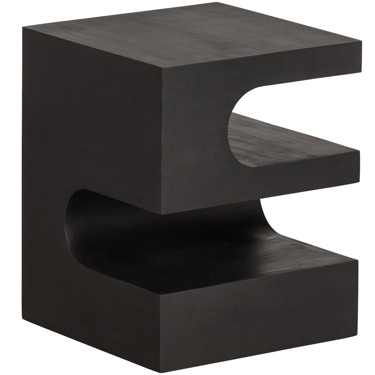 WOOOD Toma bijzettafel Zwart