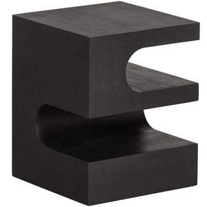 WOOOD Toma bijzettafel Zwart