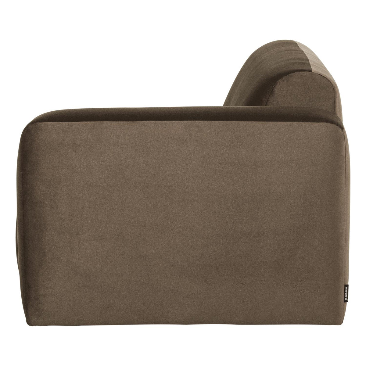WOOOD Mojo Base 2-zits bank arm rechts velvet Taupe