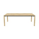 Mobitec Float T0800 eettafel 240x100 cm mat gelakt eiken