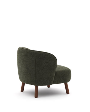 Kave Home Ulit fauteuil Green walnoot