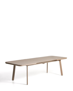 Kave Home Izola tuintafel uitschuifbaar rechthoek 220x100 cm Taupe