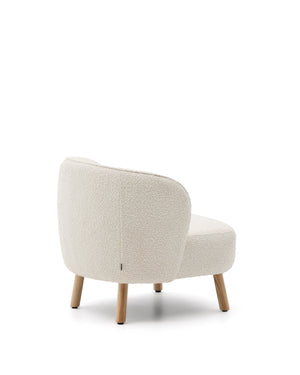 Kave Home Ulit fauteuil White naturel