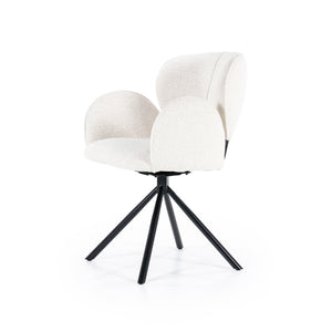 Eleonora Rosalin eetkamerstoel Beige