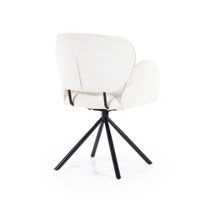 Eleonora Rosalin eetkamerstoel Beige