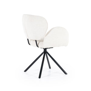 Eleonora Rosalin eetkamerstoel Beige