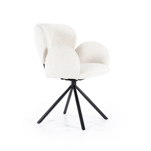 Eleonora Rosalin eetkamerstoel Beige