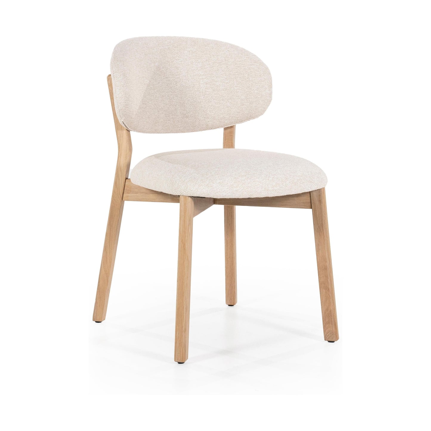 Eleonora Mikky eetkamerstoel naturel Moon Beige