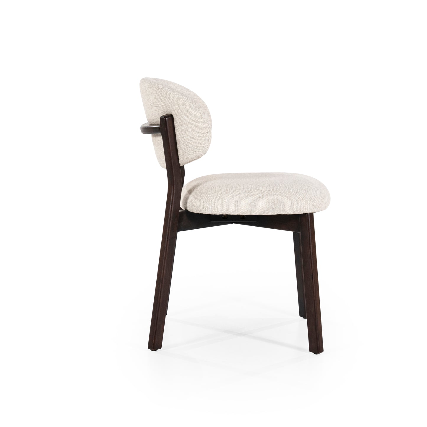 Eleonora Mikky eetkamerstoel bruin Moon Beige