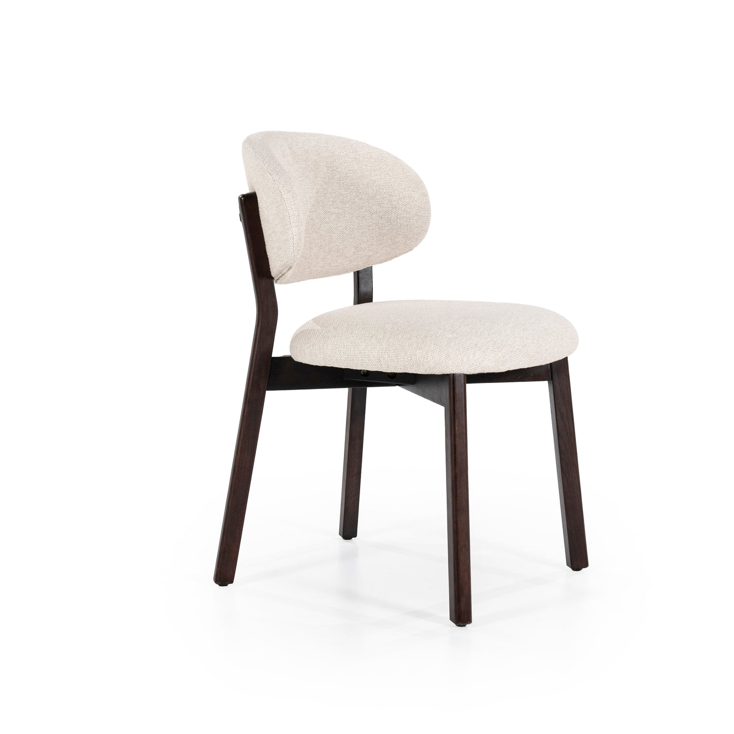 Eleonora Mikky eetkamerstoel bruin Moon Beige