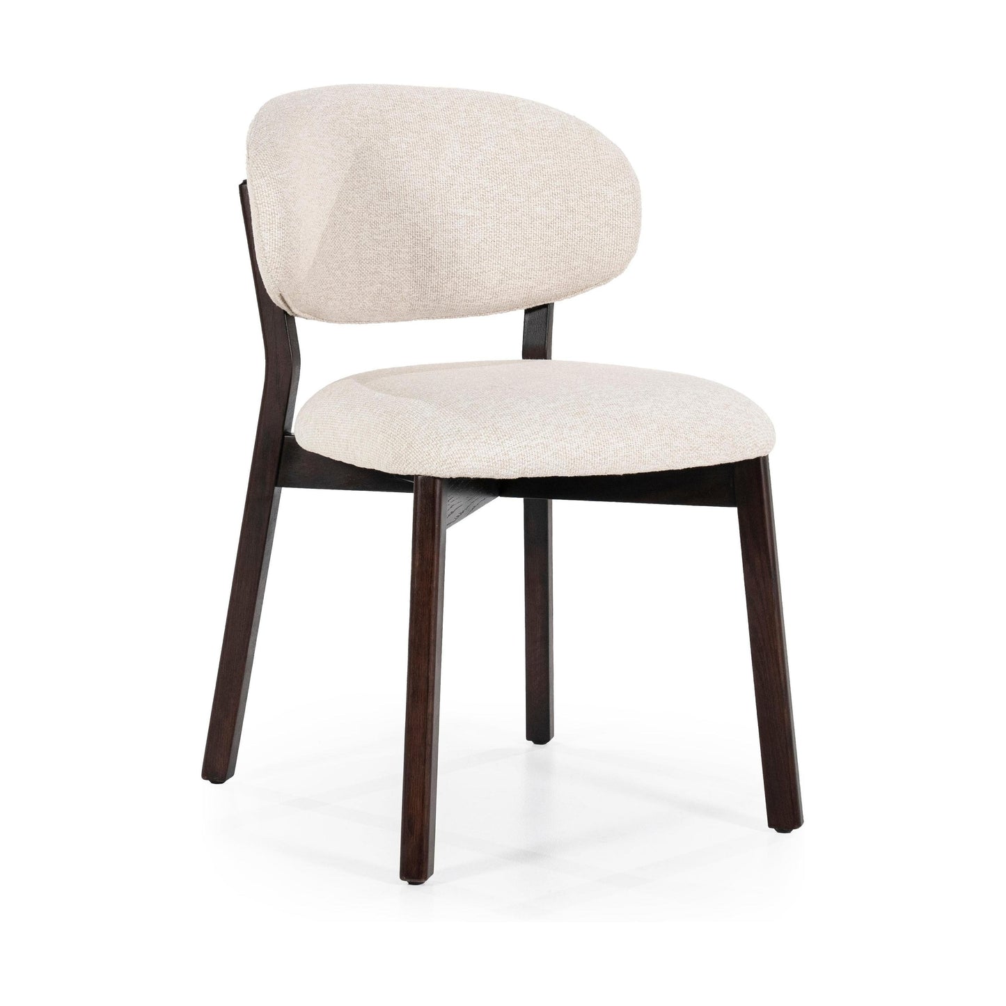 Eleonora Mikky eetkamerstoel bruin Moon Beige