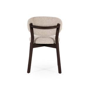 Eleonora Mikky eetkamerstoel bruin Moon Taupe