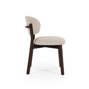 Eleonora Mikky eetkamerstoel bruin Moon Taupe