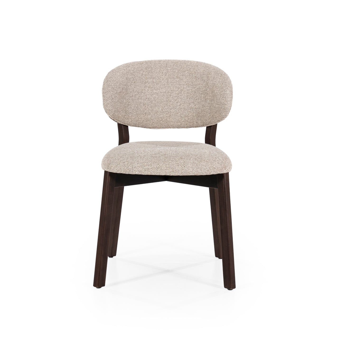 Eleonora Mikky eetkamerstoel bruin Moon Taupe
