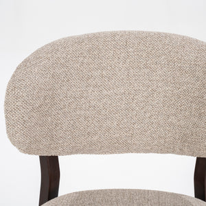Eleonora Mikky eetkamerstoel bruin Moon Taupe