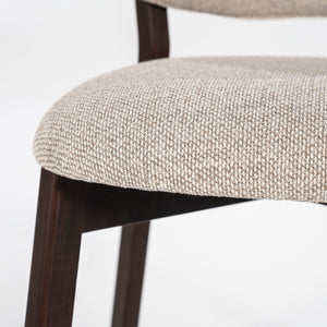 Eleonora Mikky eetkamerstoel bruin Moon Taupe