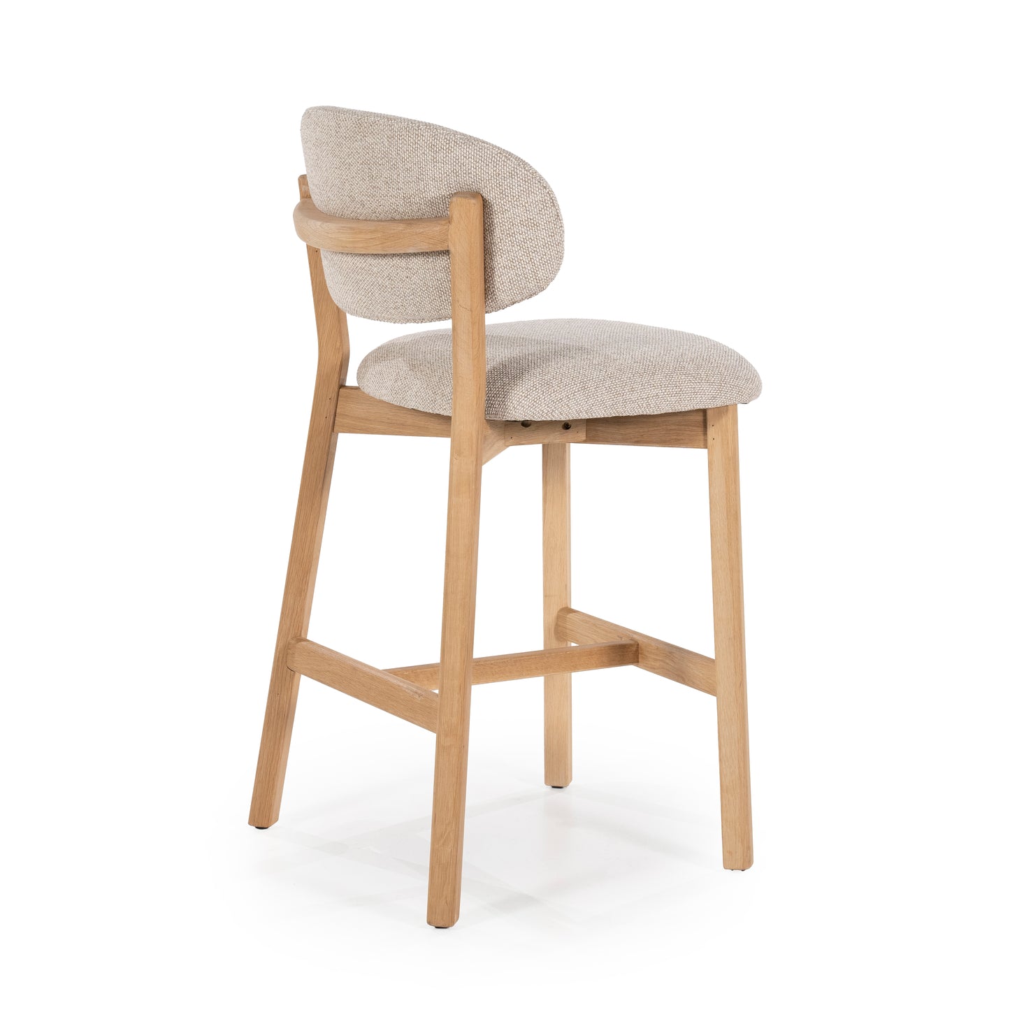 Eleonora Mikky barkruk H69 naturel Moon Taupe