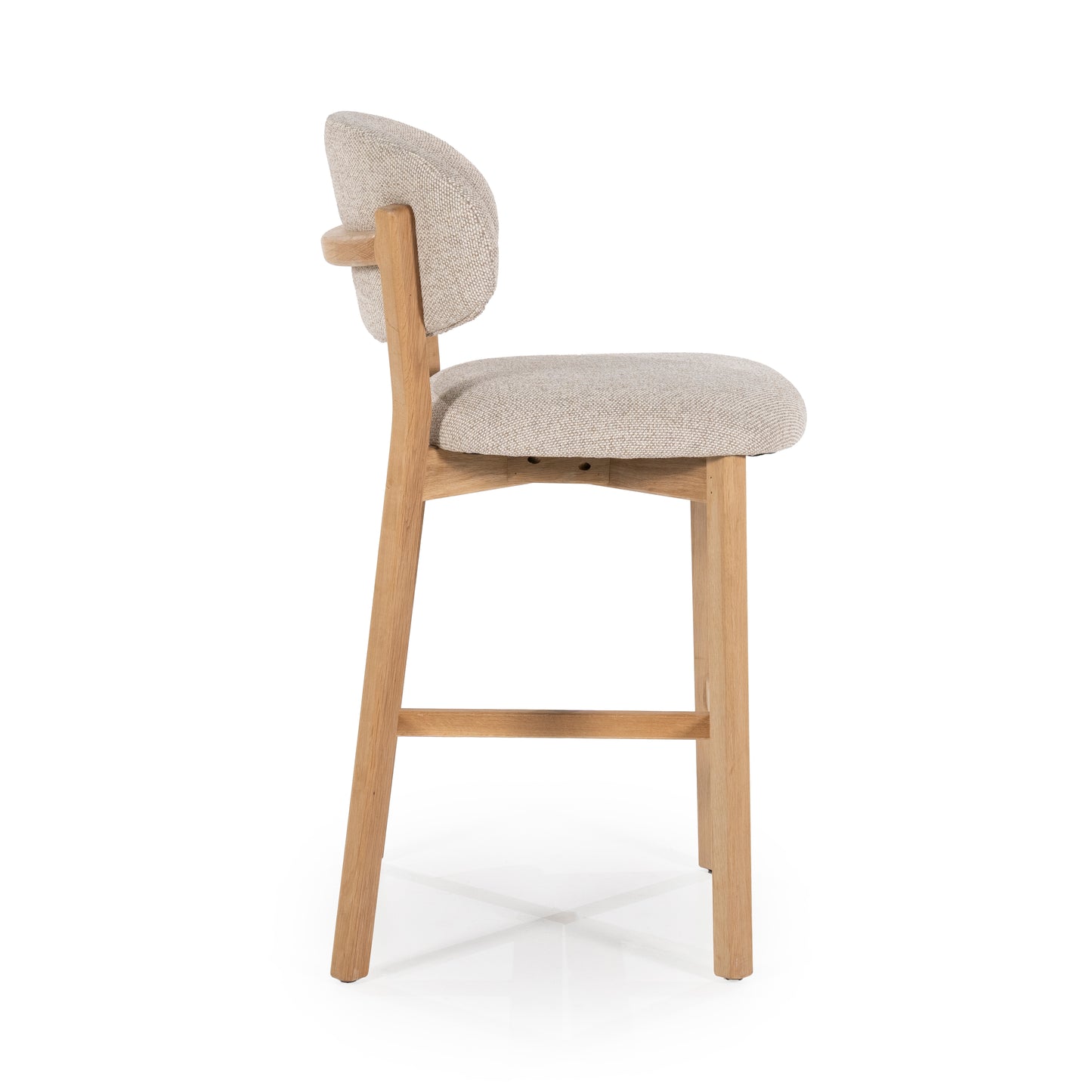 Eleonora Mikky barkruk H69 naturel Moon Taupe