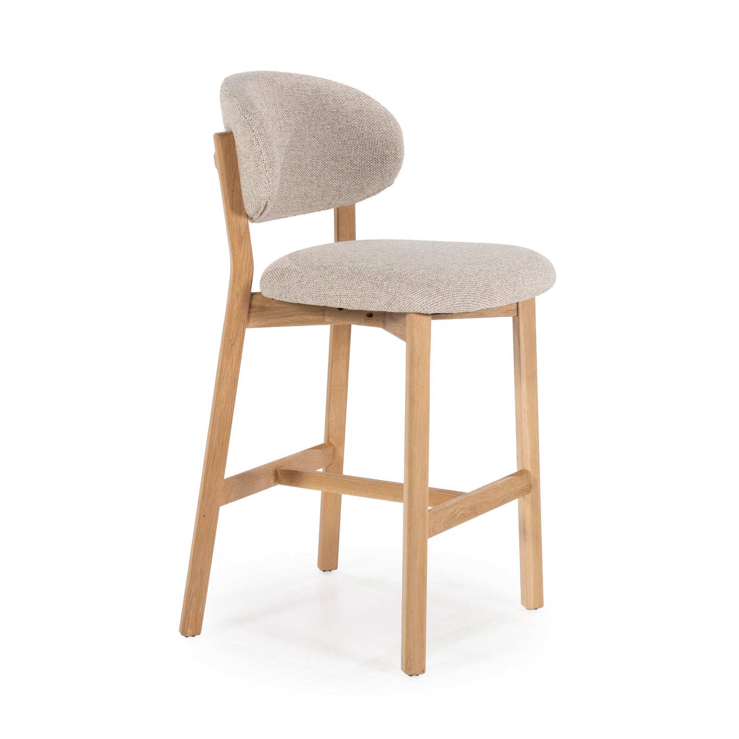 Eleonora Mikky barkruk H69 naturel Moon Taupe