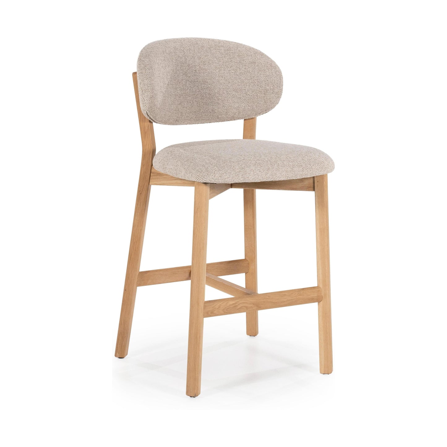 Eleonora Mikky barkruk H69 naturel Moon Taupe