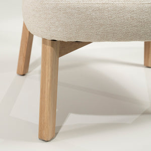Eleonora Mikky fauteuil naturel Moon Beige