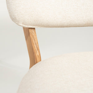 Eleonora Mikky fauteuil naturel Moon Beige