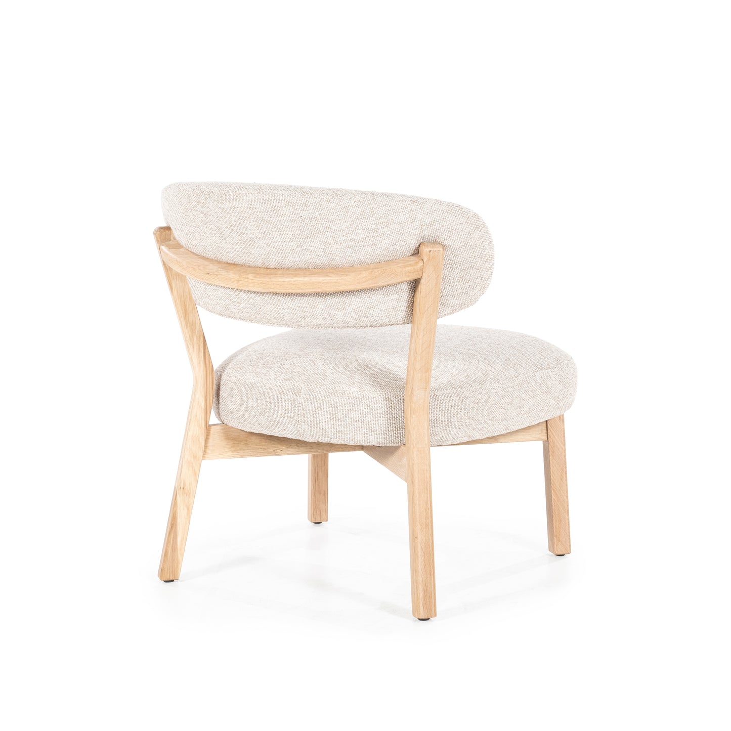 Eleonora Mikky fauteuil naturel Moon Taupe