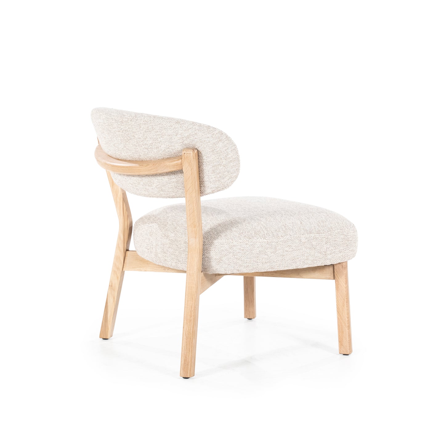 Eleonora Mikky fauteuil naturel Moon Taupe