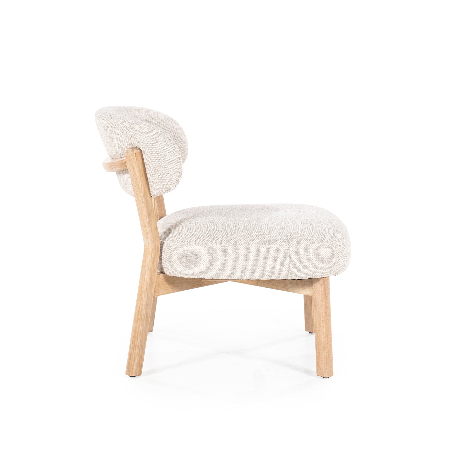 Eleonora Mikky fauteuil naturel Moon Taupe