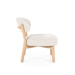Eleonora Mikky fauteuil naturel Moon Taupe