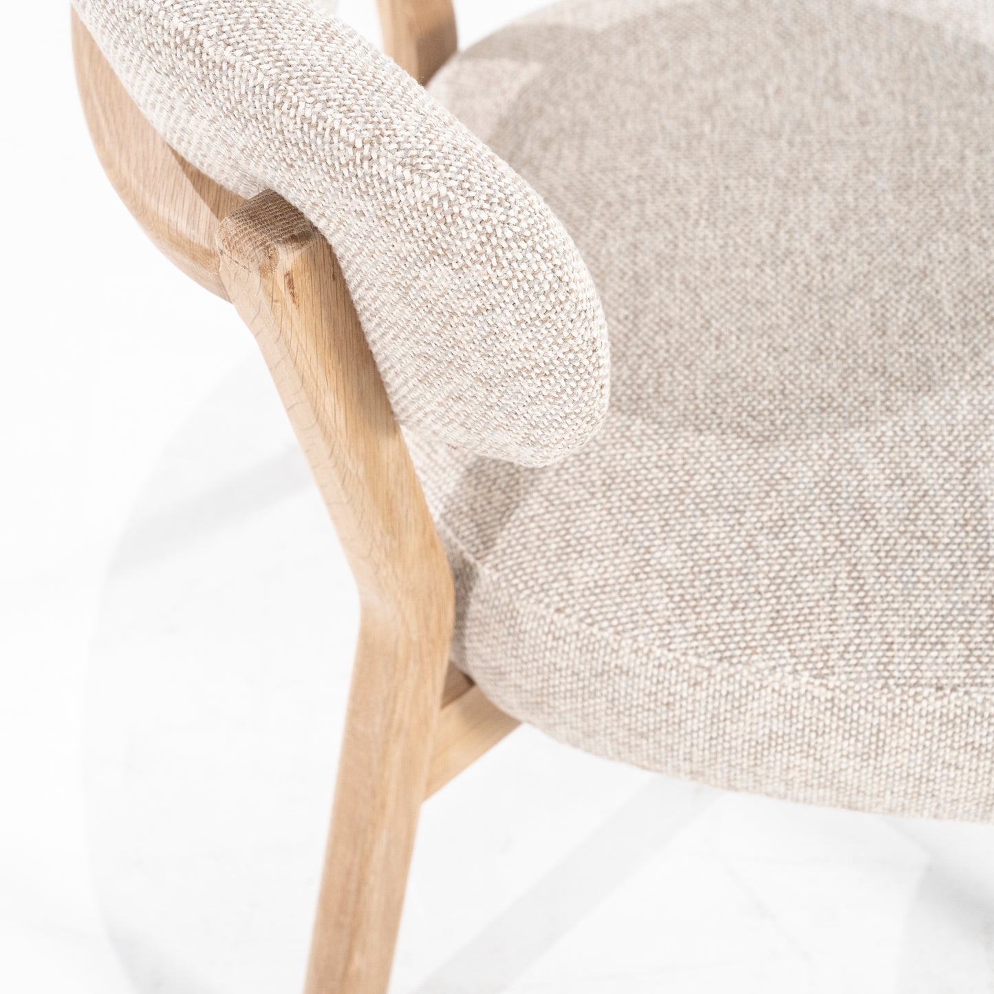 Eleonora Mikky fauteuil naturel Moon Taupe