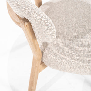 Eleonora Mikky fauteuil naturel Moon Taupe