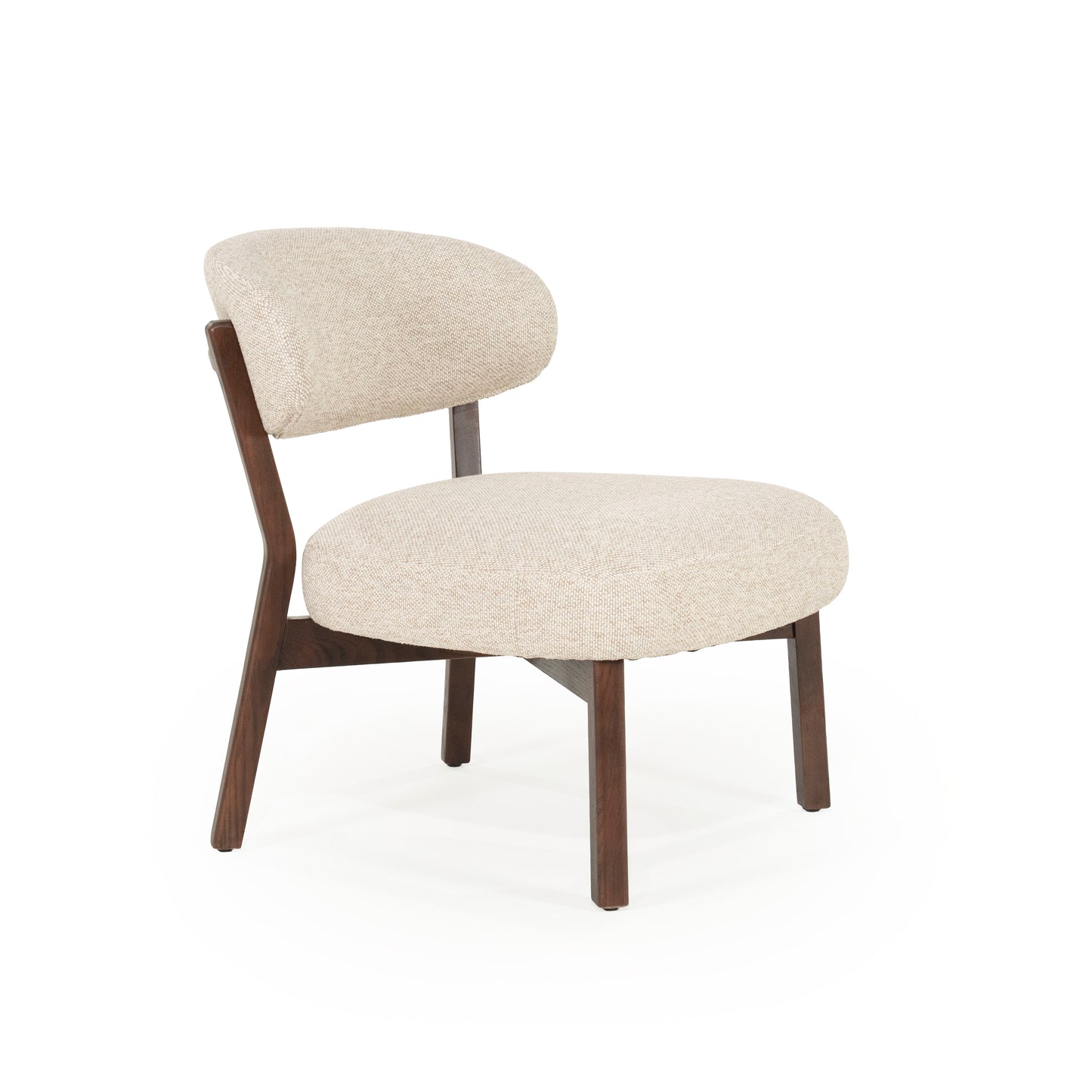 Eleonora Mikky fauteuil bruin Moon Taupe