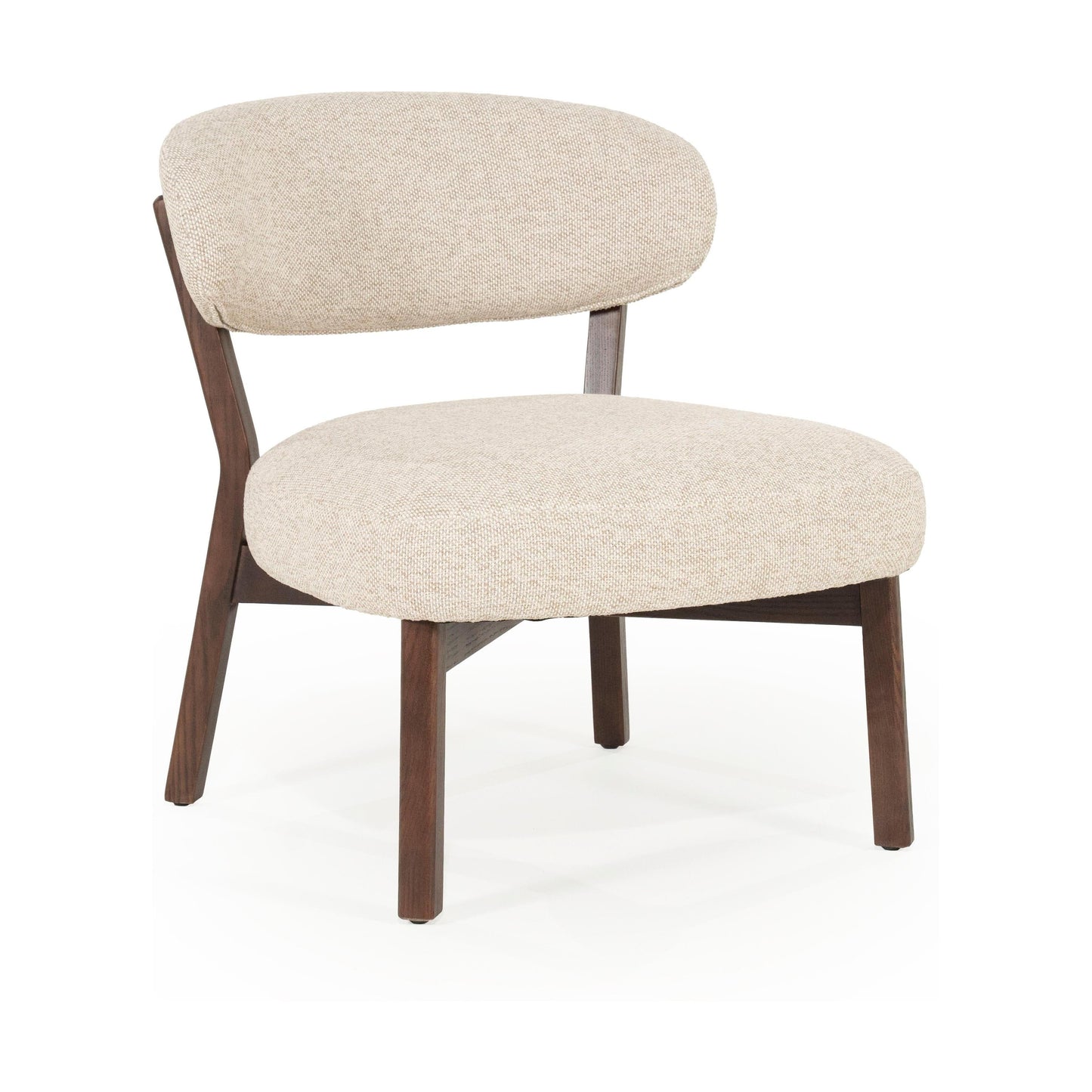 Eleonora Mikky fauteuil bruin Moon Taupe