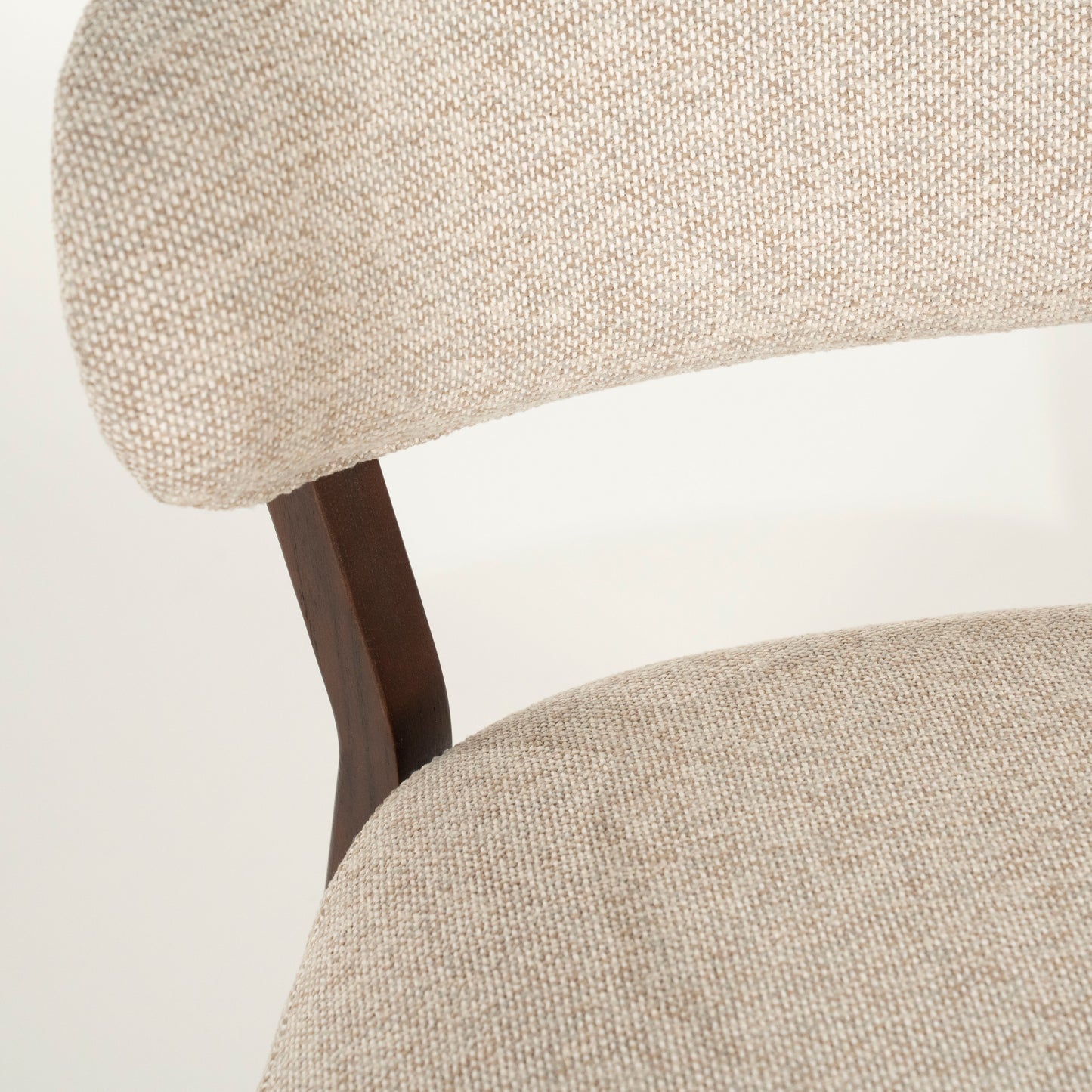 Eleonora Mikky fauteuil bruin Moon Taupe