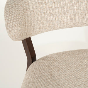 Eleonora Mikky fauteuil bruin Moon Taupe