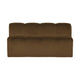 WOOOD Mojo eetbank 164 cm met rugleuning velvet Honinggeel