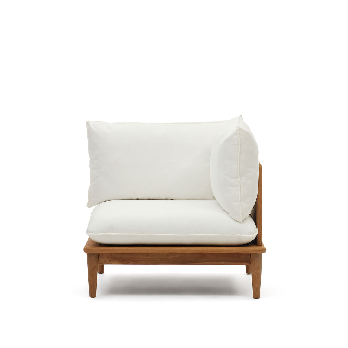 Kave Home Portitxol modulaire hoekfauteuil Wit