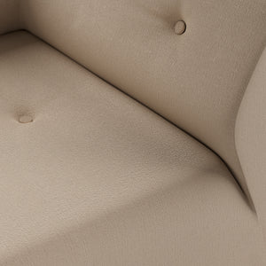 HKliving Vint bank right Knotted Beige