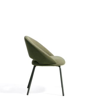 Kave Home Bonali eetkamerstoel chenille Green