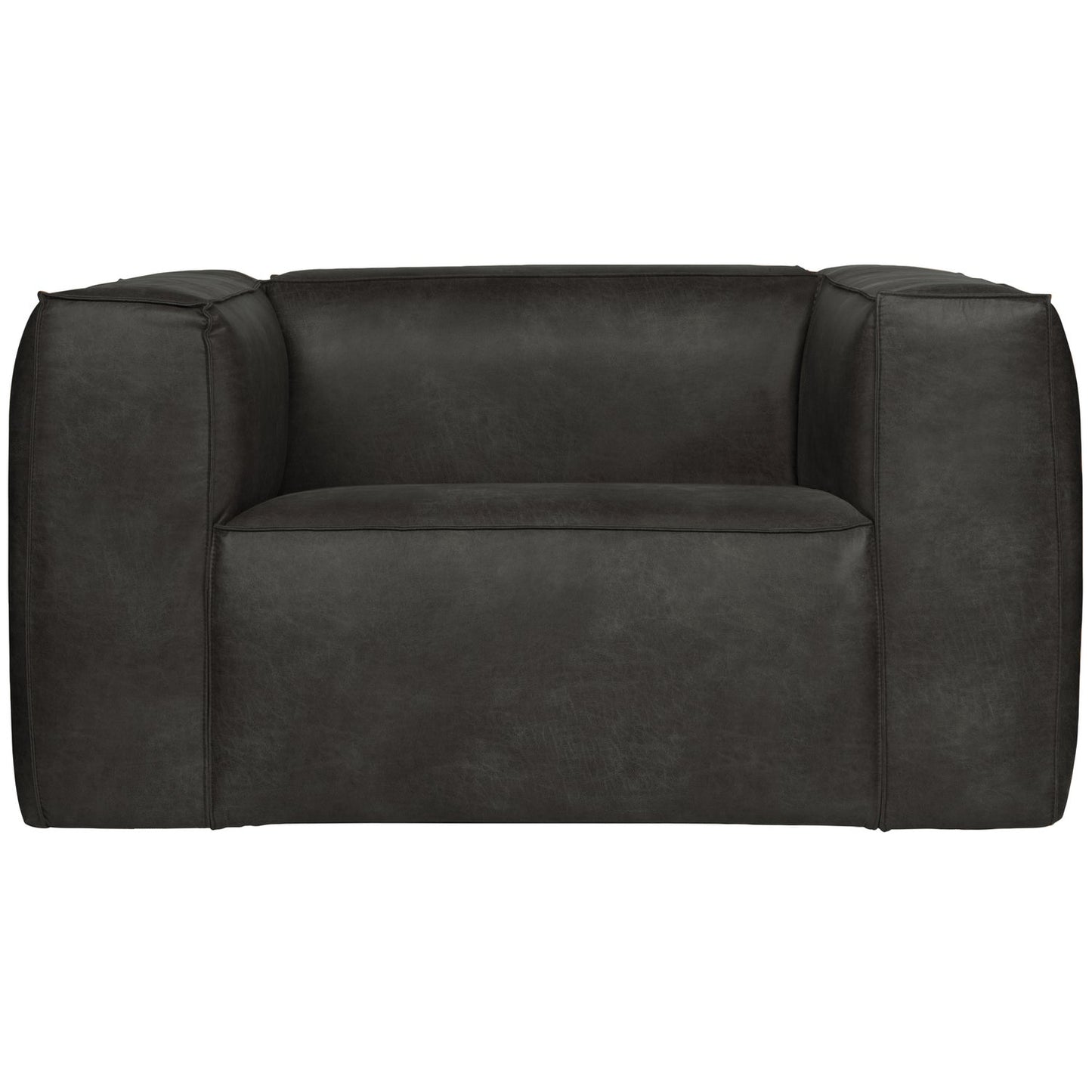 WOOOD Bean fauteuil Ecoleer Zwart