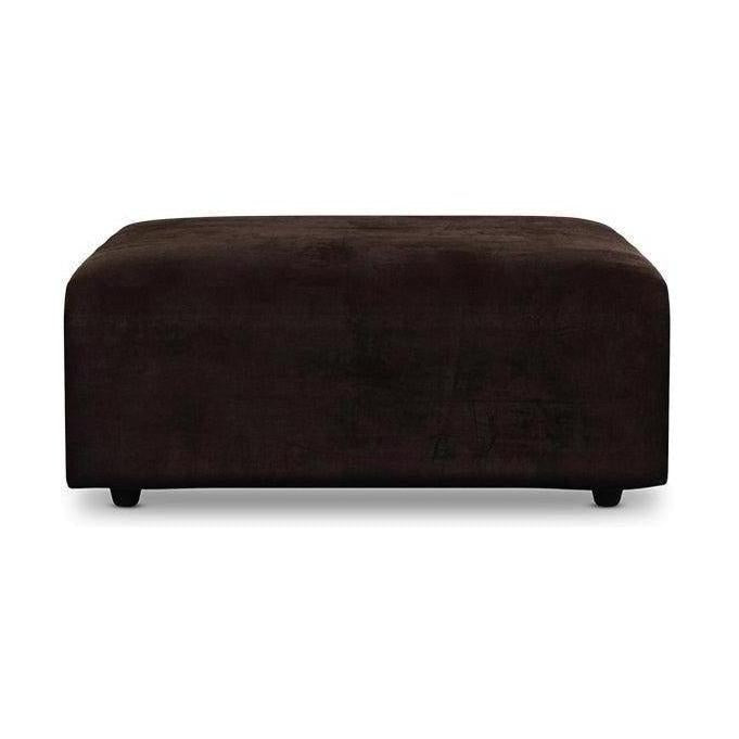 HKliving Jax hocker Royal Velvet Espresso