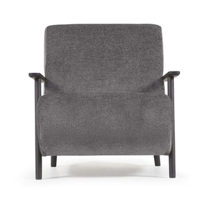 Kave Home Meghan fauteuil Grey zwart
