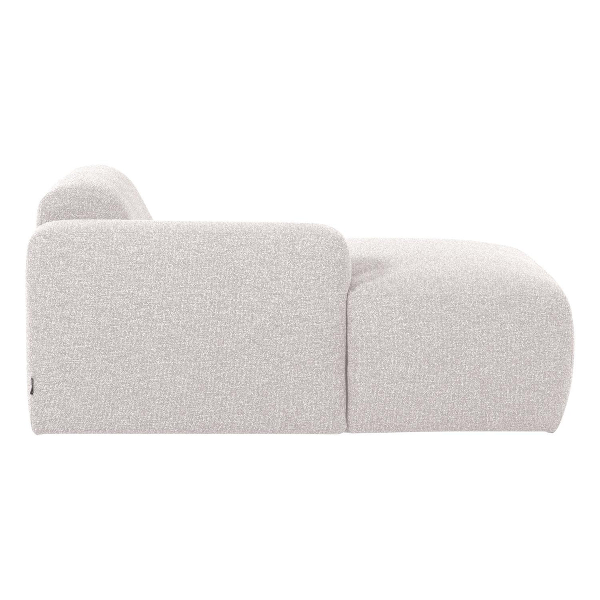 WOOOD Mojo Base chaise longue bank arm links bouclé Ecru
