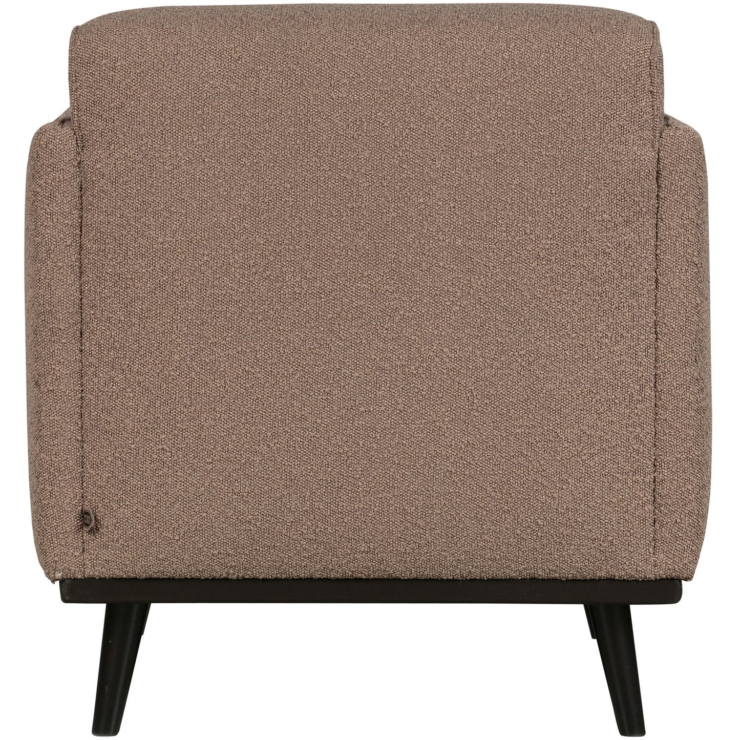 WOOOD Statement fauteuil met arm Bouclé Nougat