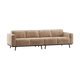 WOOOD Statement 4-zitsbank Chenille Velvet Taupe