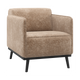 WOOOD Statement fauteuil met arm Chenille Velvet Taupe