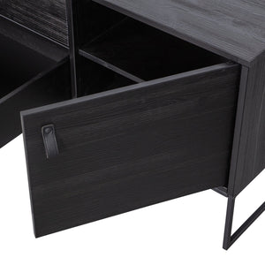 WOOOD Silas tv-meubel 180 cm Blacknight