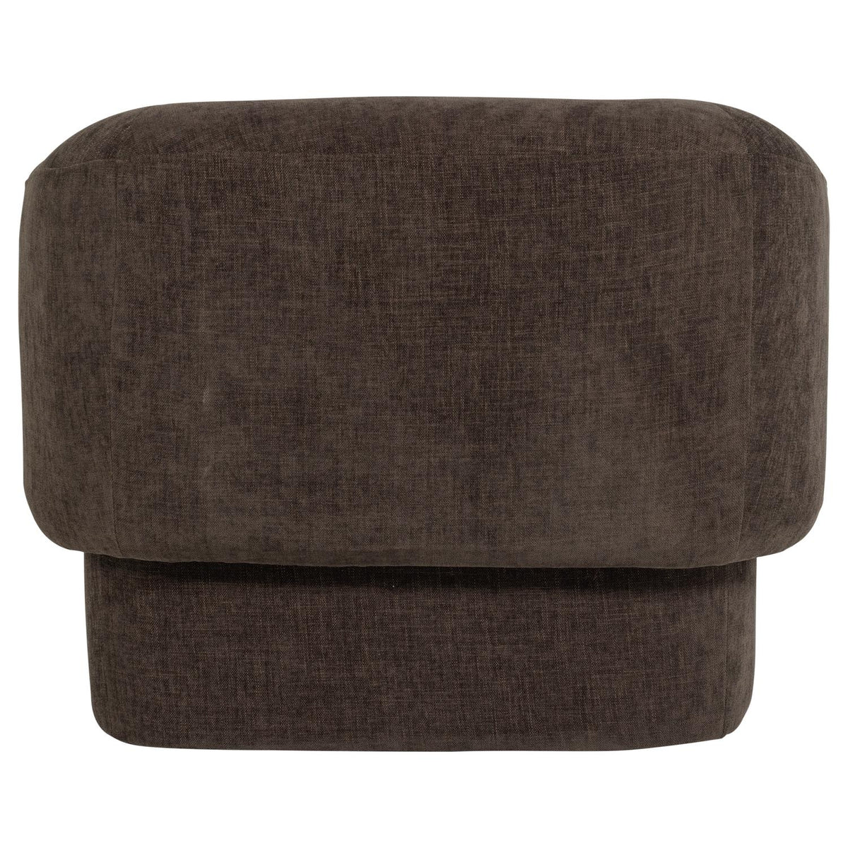 WOOOD Moru fauteuil chenille Donkerbruin